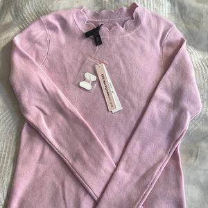 Aqua Cashmere sweater for girls.  Brand new with tags.  Color: vintage pink.
